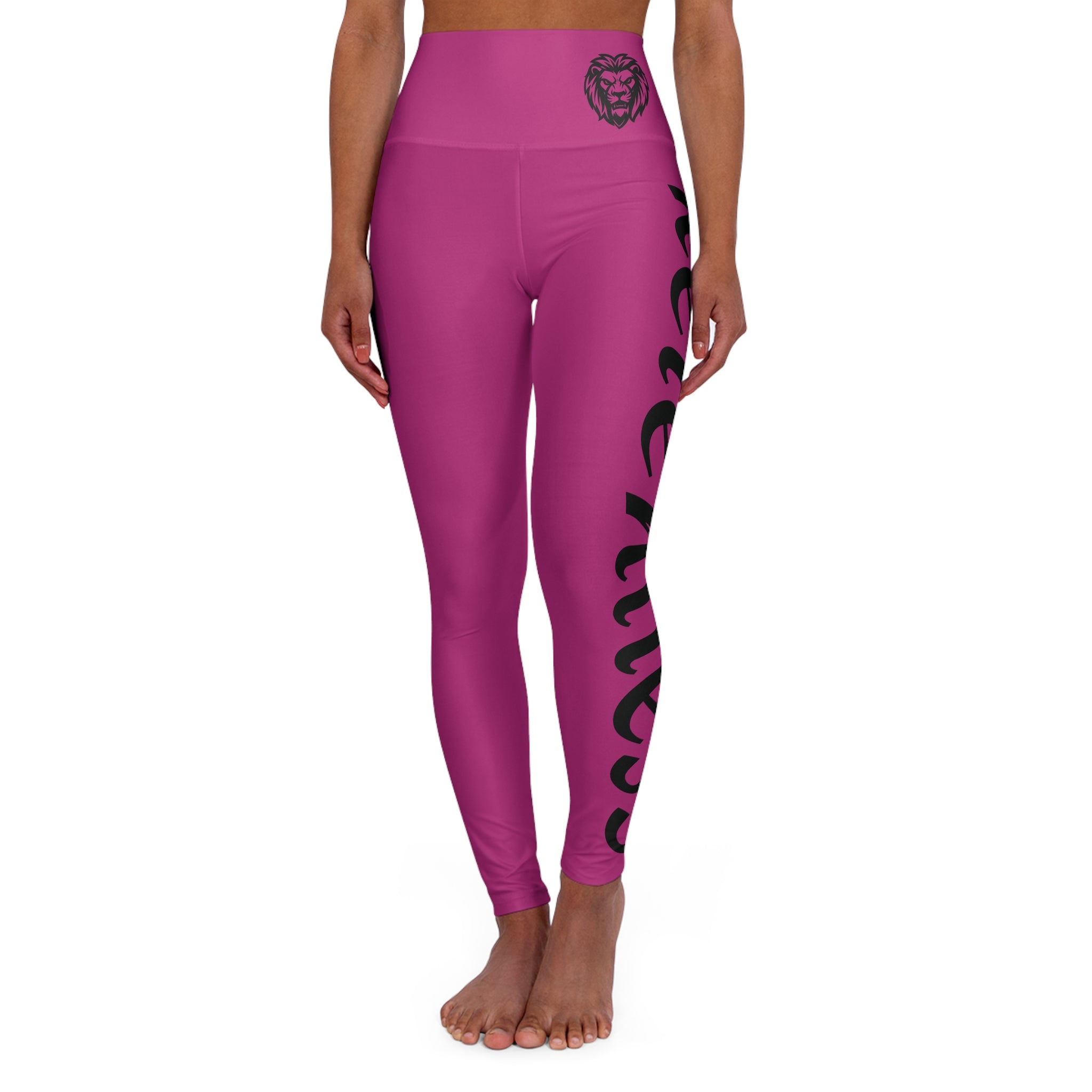 Pink High Waist Leggin