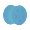 Acrylic Neon Blue Star Tunnel Plug 2G to 20mm