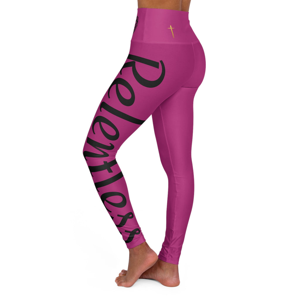 Pink High Waist Leggin