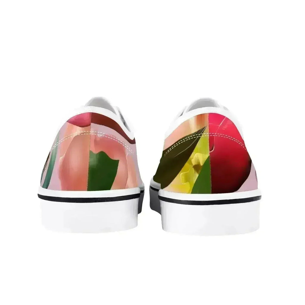 Jacki Easlick Floral Garden Print Canvas Sneakers