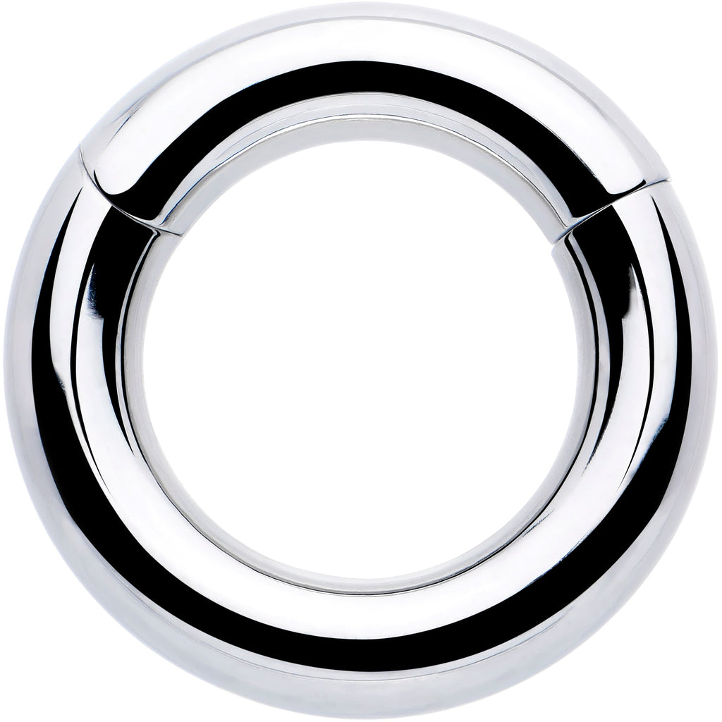 6G 1/2 316L Surgical Steel Precision Hinged Segment Hoop