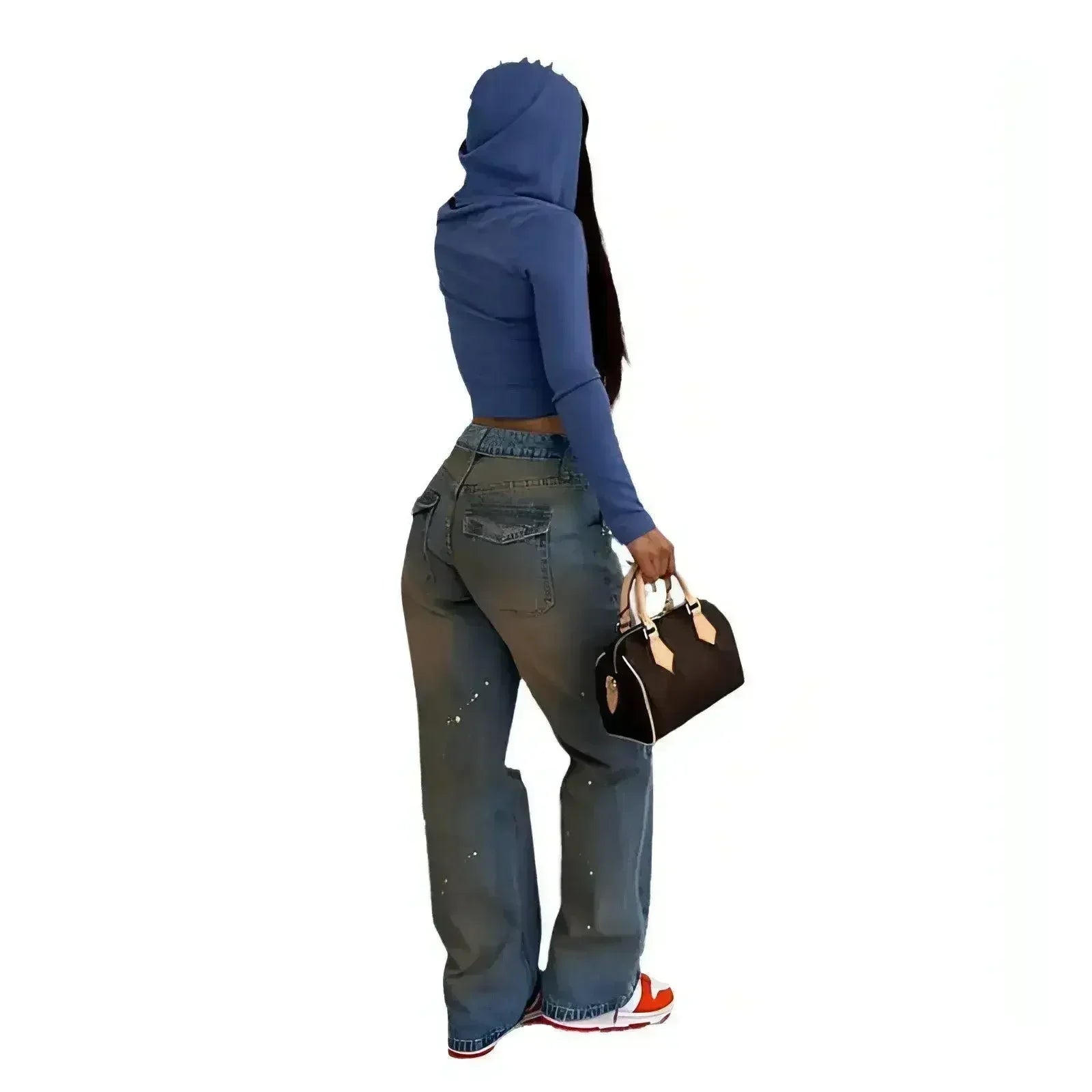 UrbanEase™ – Loose High Waist Street Jeans