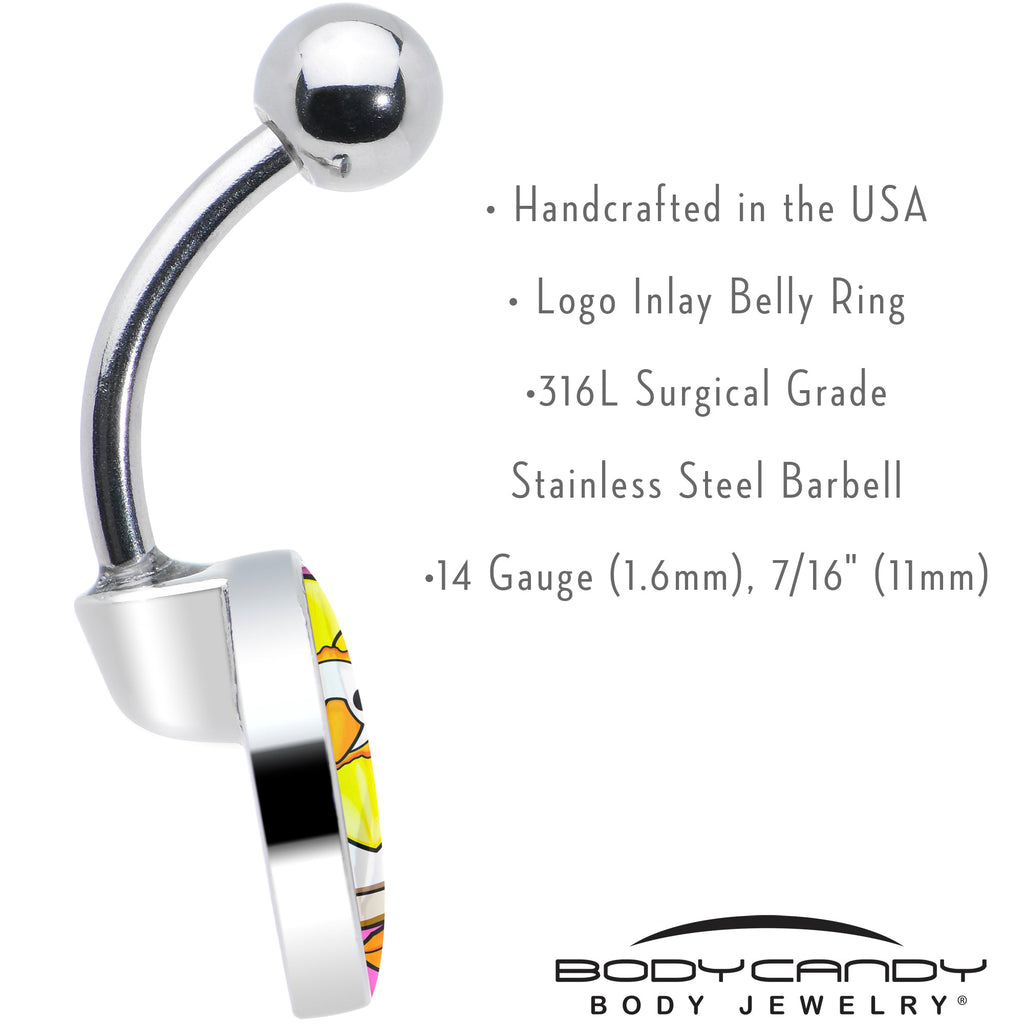 Daffodil Duck Belly Ring by Onyx O