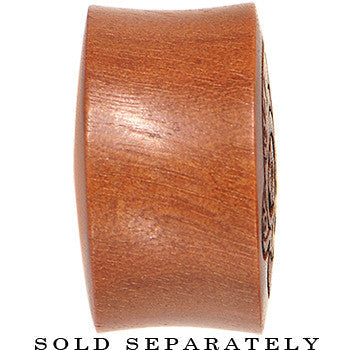 Organic Sawo Wood Ganga Leaf Full Saddle Plug