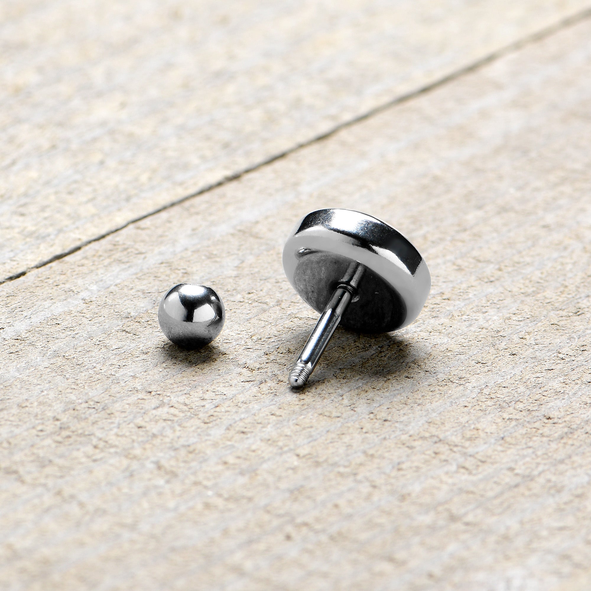 16G 1/4 Retro Pixel Skull Cartilage Tragus Earring by Onyx O