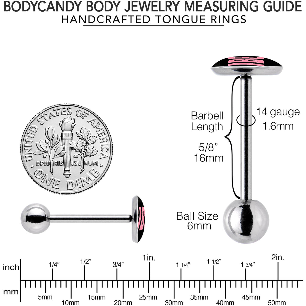 Vibe Barbell Tongue Ring by Onyx O