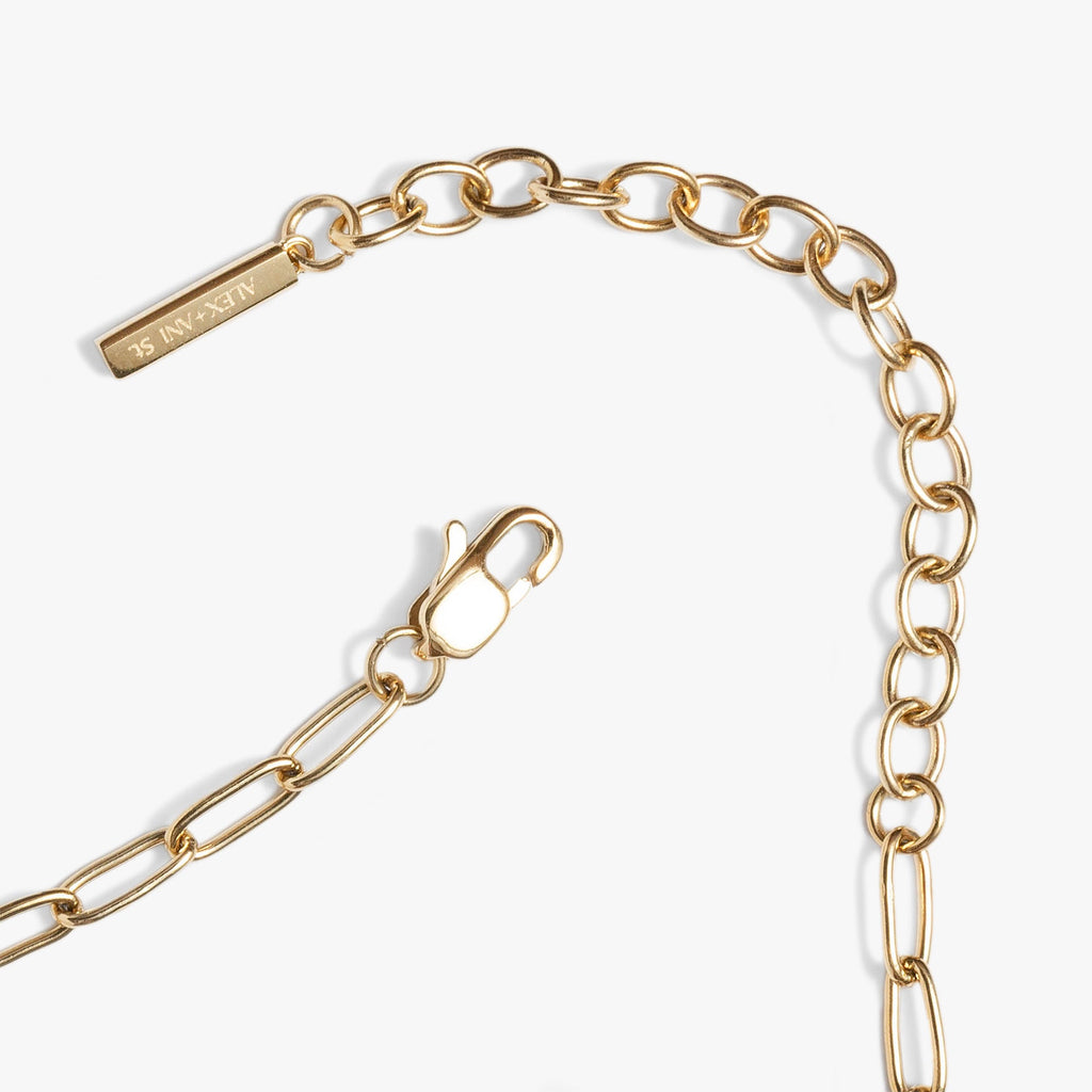 Paperclip Charm & Layering Necklace