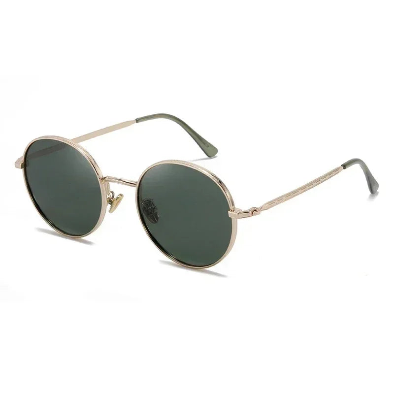 Steampunk Round Polarized Sunglasses With Prescription Women Men UV400 Anti-glare Myopia Sun Glasses Power 0 -0.5 -0.75 To -6.0