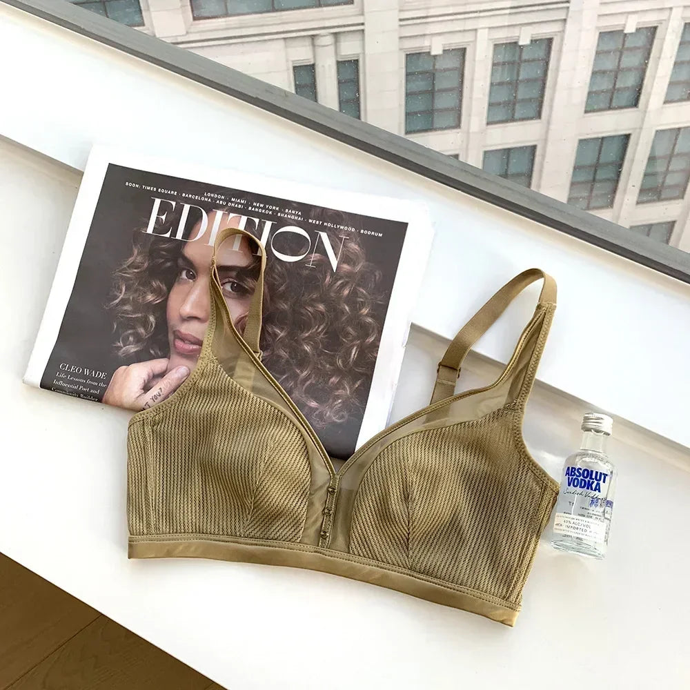 New Sexy Lace Bralette Bra Women Underwear Push Up Bra Untra-thin Comfortable Breathable Brassiere Plus Size Women Lingerie