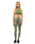 Huntington Set - Leggings & Sports Bra - Olive Green