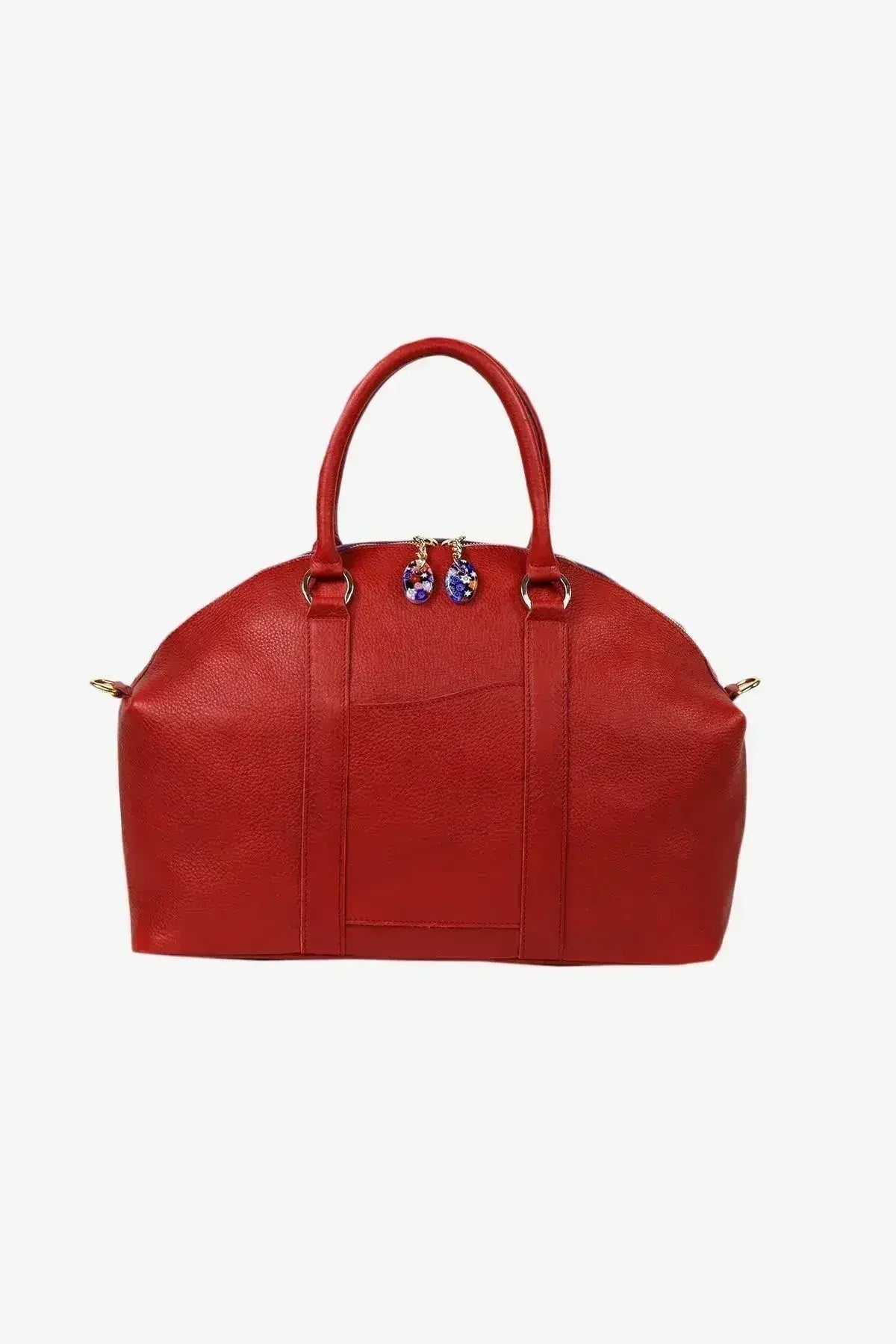 Leather Frescoed Chapel Bag