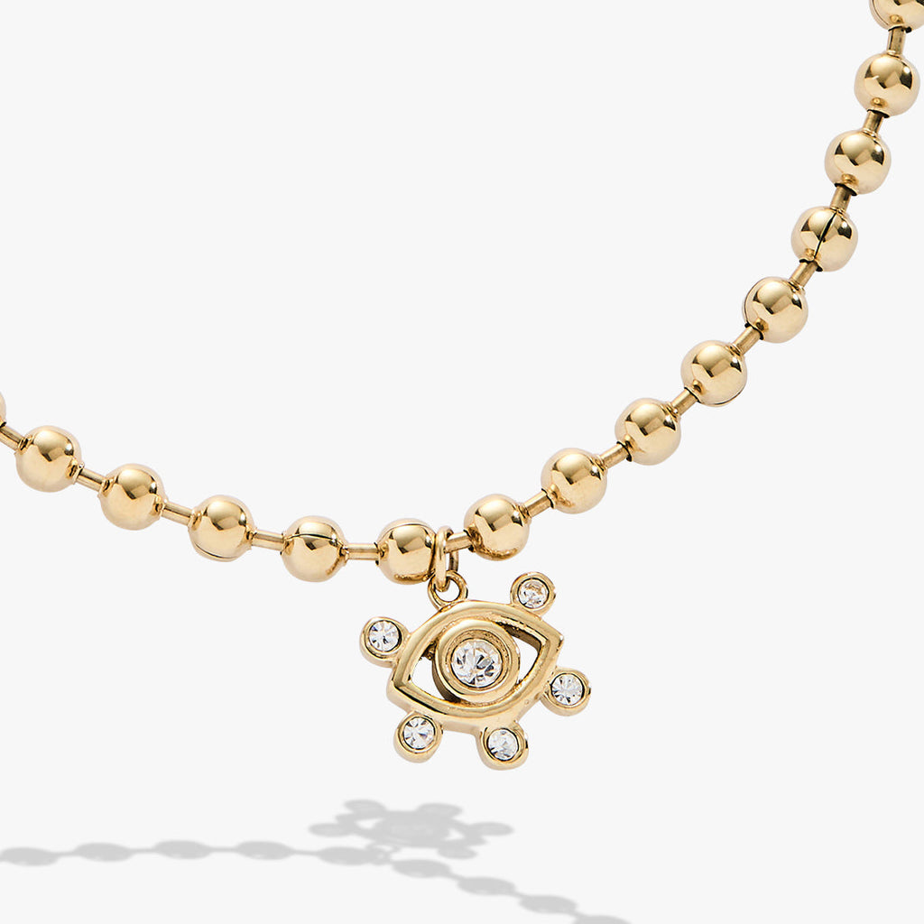 Evil Eye Ball Chain Bracelet