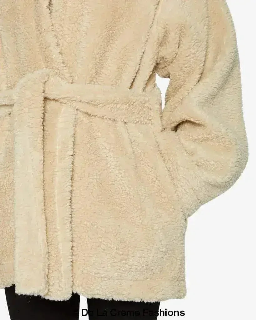 Open Front Belted Teddy Coat (1917)