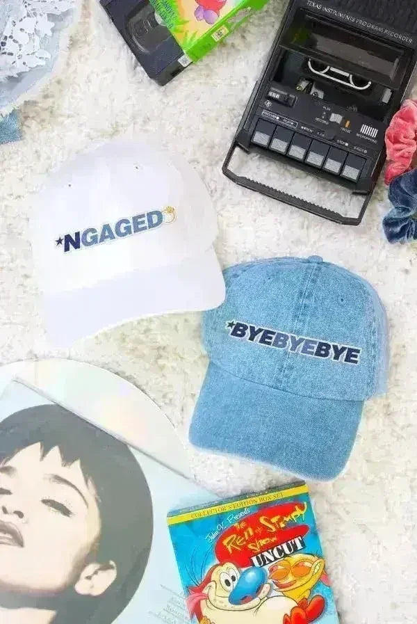 *NGAGED 90's Hats - Lots of Phrases for Your Ultimate Boy Band