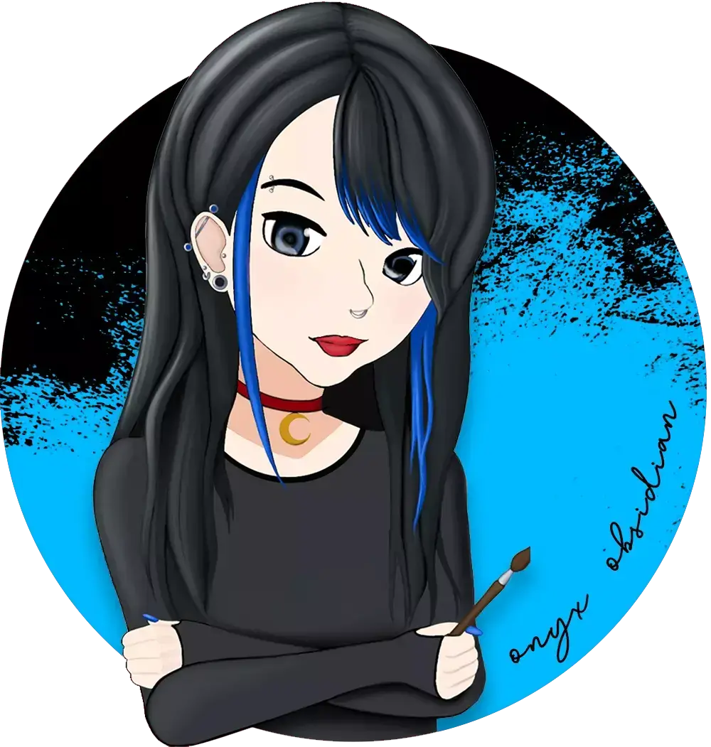 Colorful Trippy Cat Barbell Tongue Ring by Onyx O