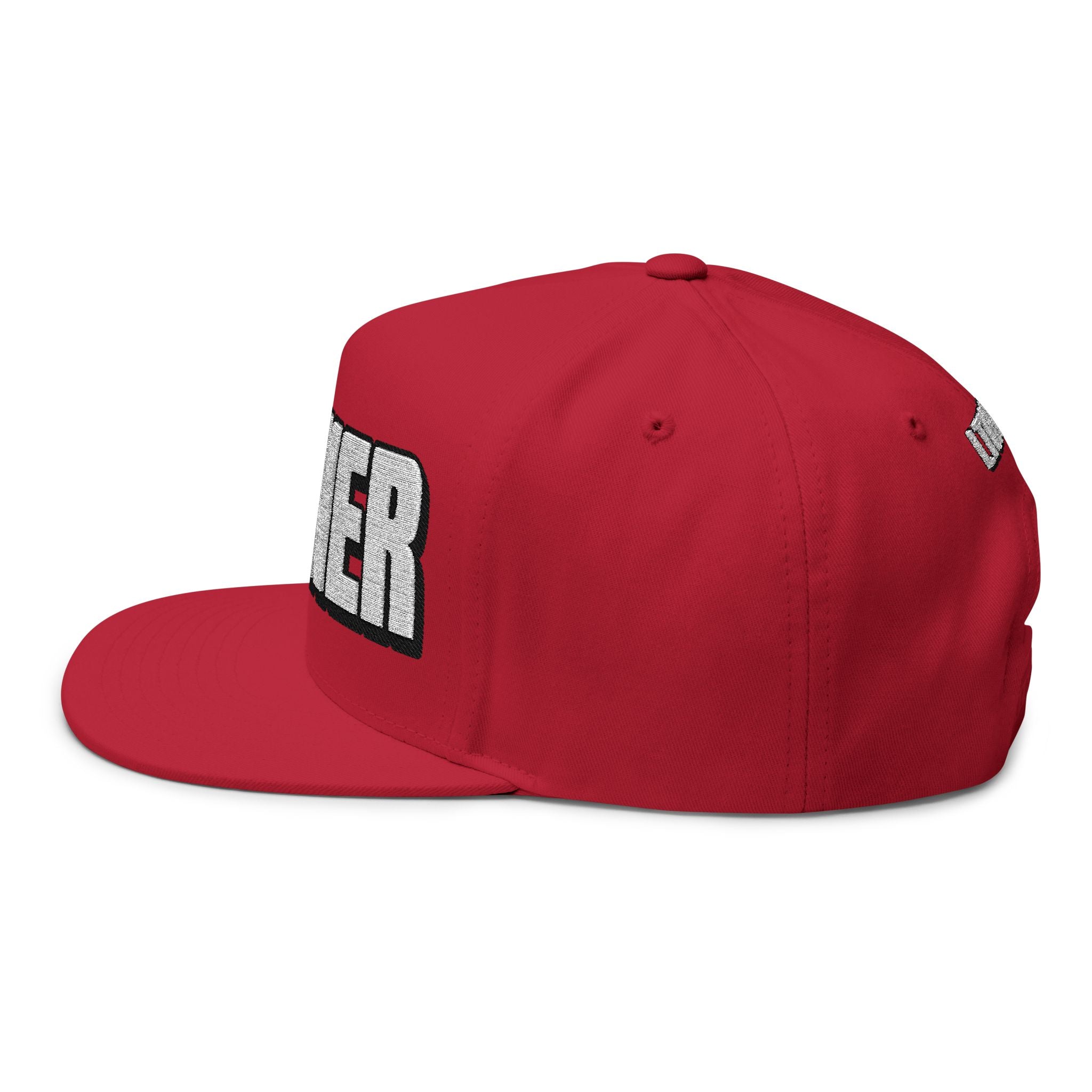 INTO: GOONER Embroidered Flat Bill Cap – Kink Hat for Gooners, Edge Zombies & Mind-Melting Masturbation Addicts