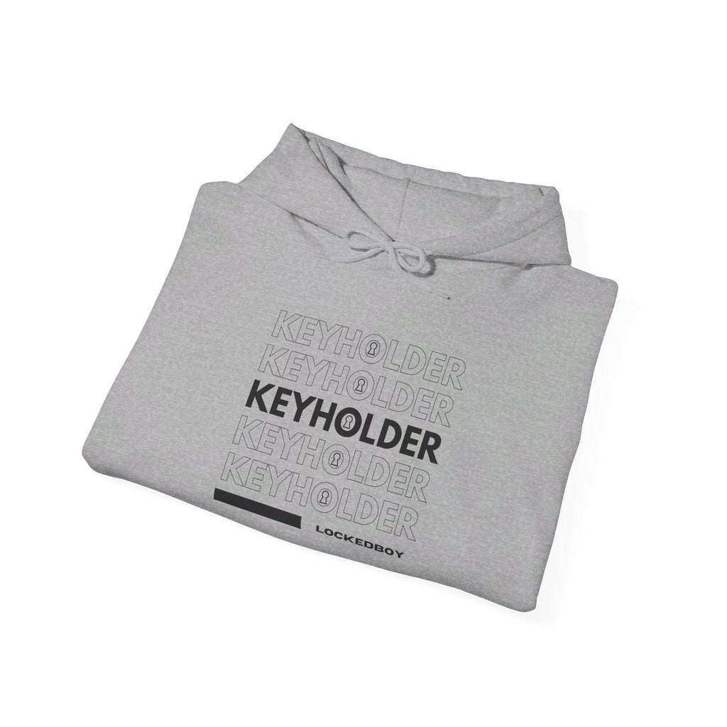 Keyholder Bag Inspo Hoodie - Lockedboy Athletics Chastity Apparel