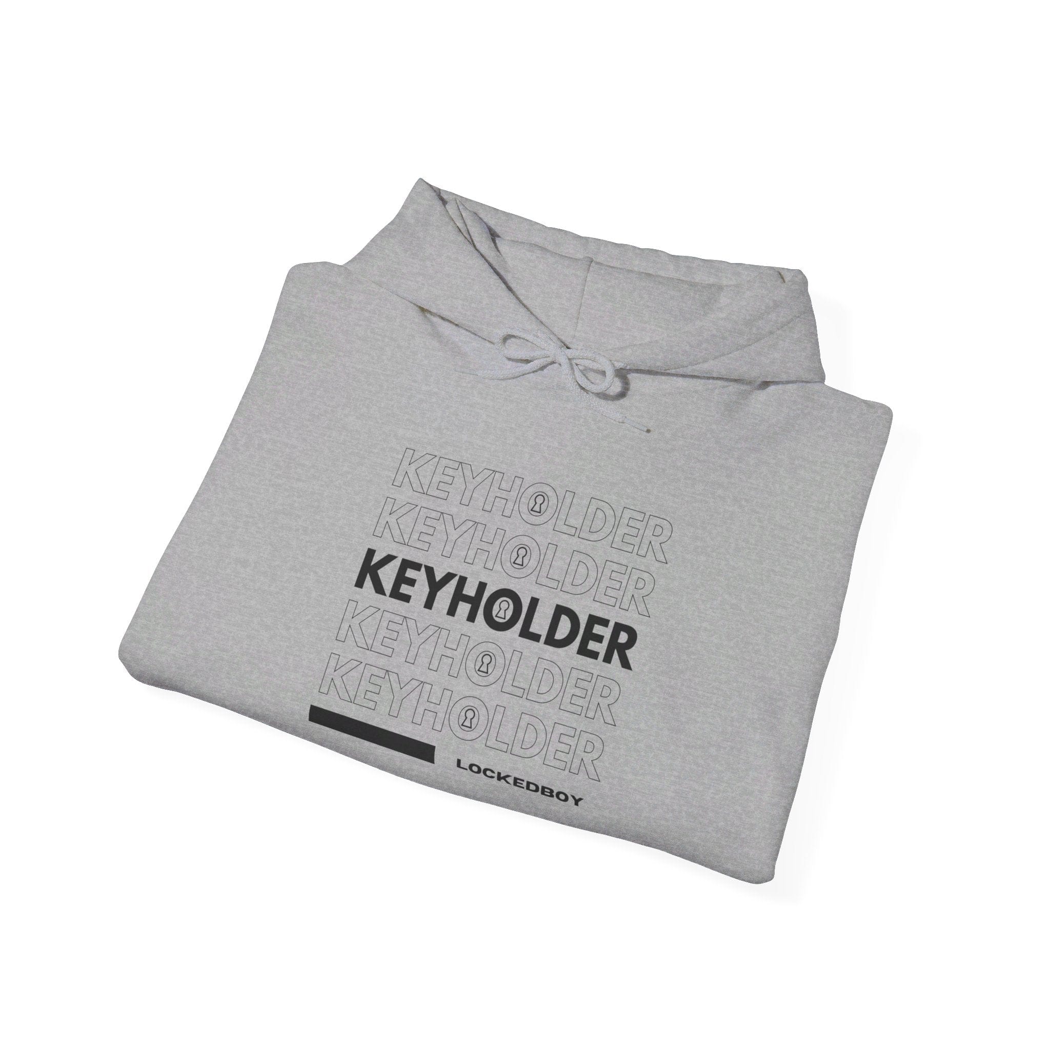 Keyholder Bag Inspo Hoodie - Lockedboy Athletics Chastity Apparel