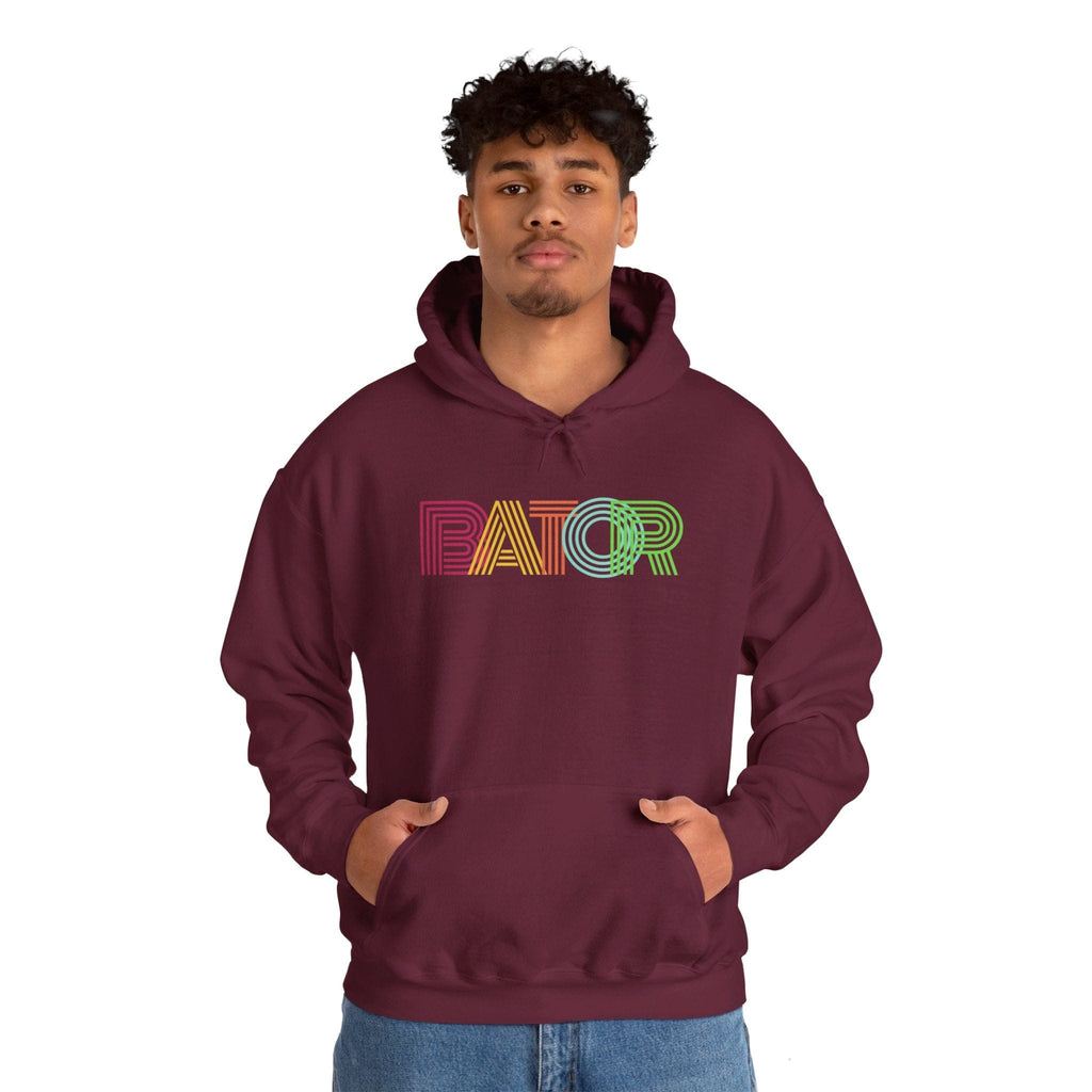 Retro BATOR Hoodie - B8rBrand Bate Apparel