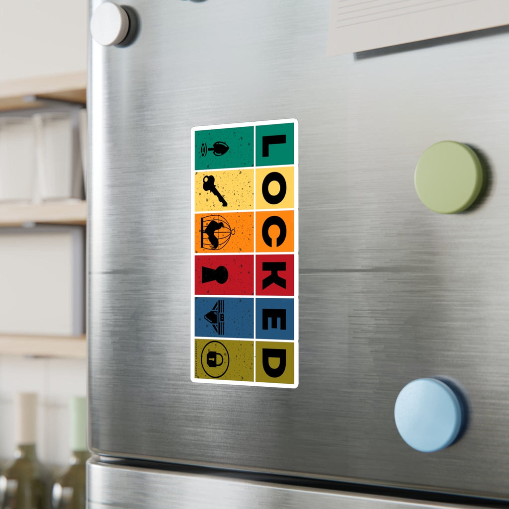 LOCKED Block Sticker