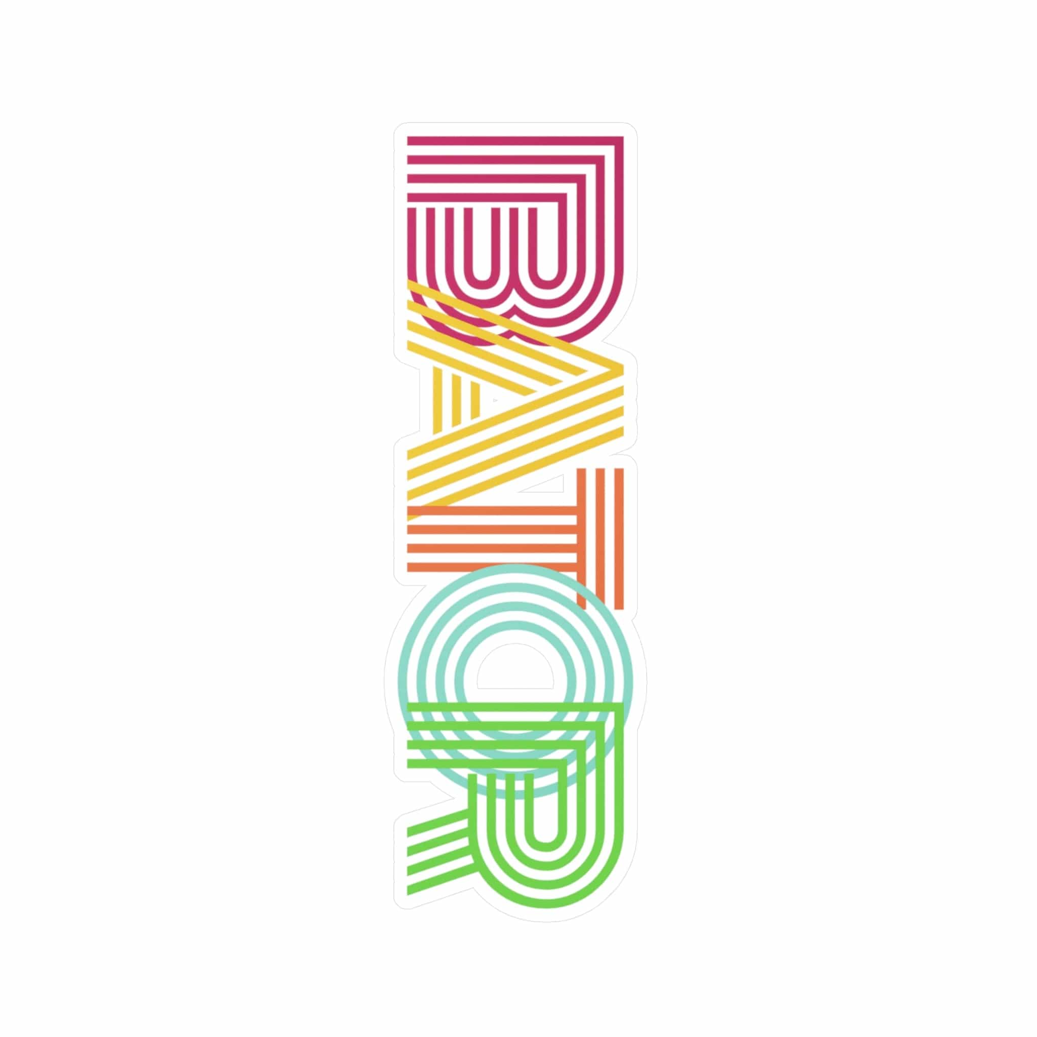 Retro Bator Vinyl Sticker