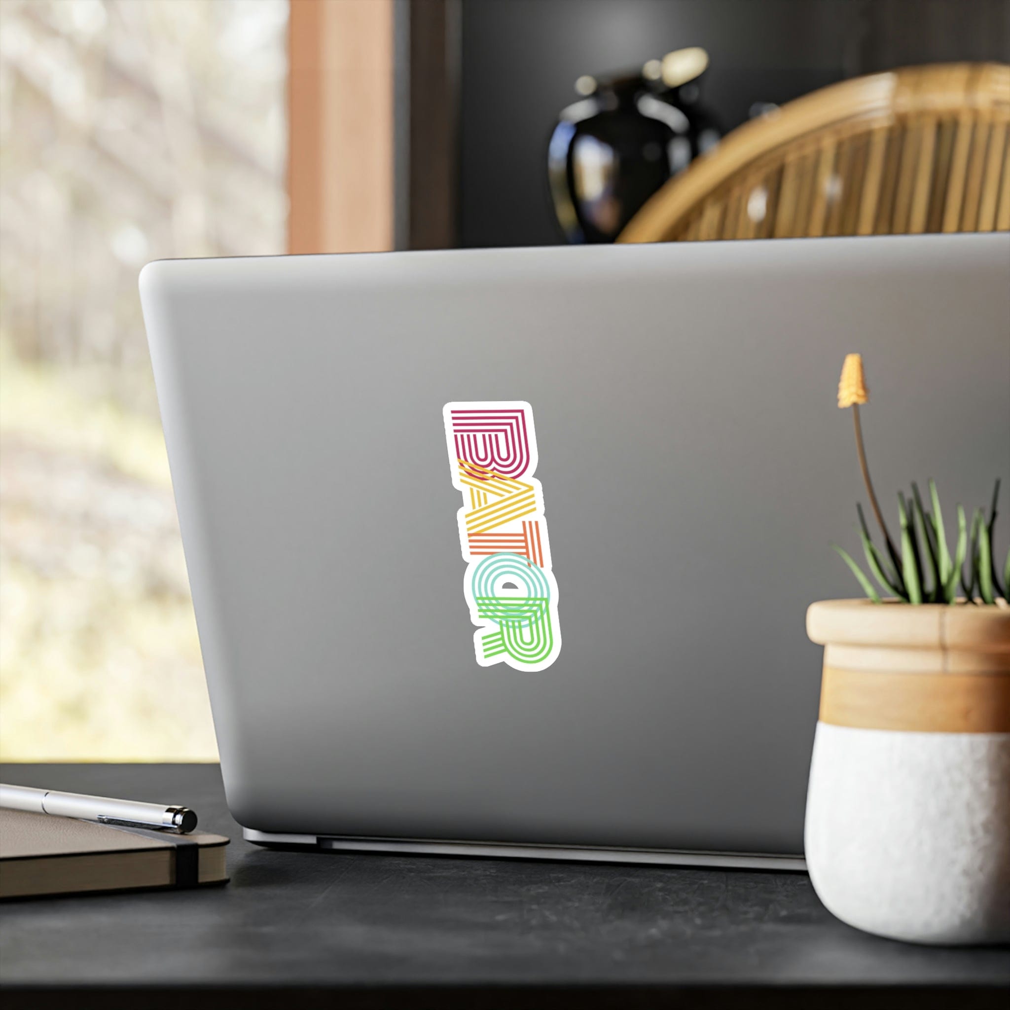 Retro Bator Vinyl Sticker