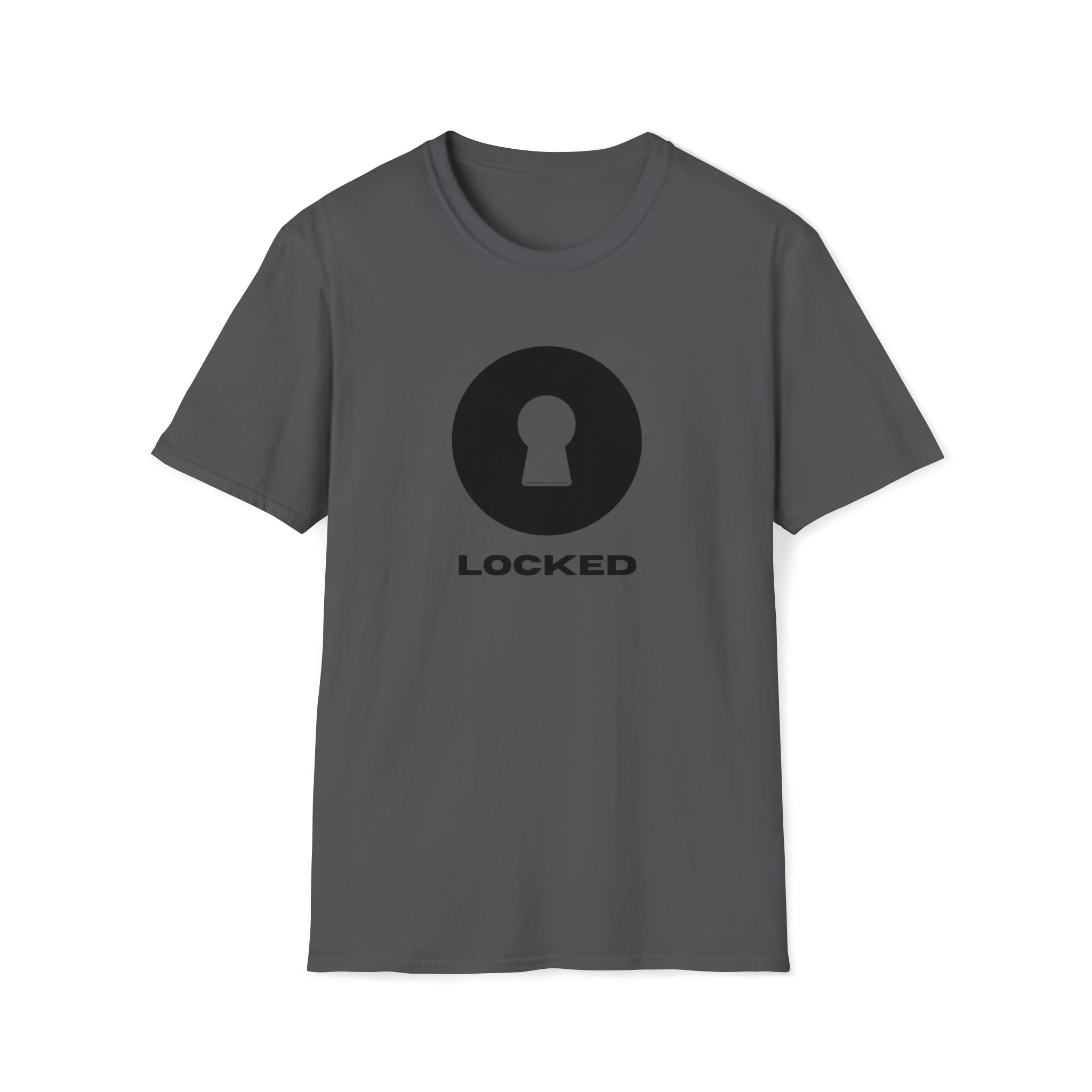 Boldly Locked - Lockedboy Athletics Chastity Tshirt