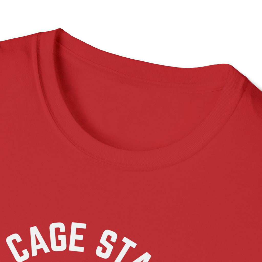 The Cage Stays On LUX - Chastity Tshirt