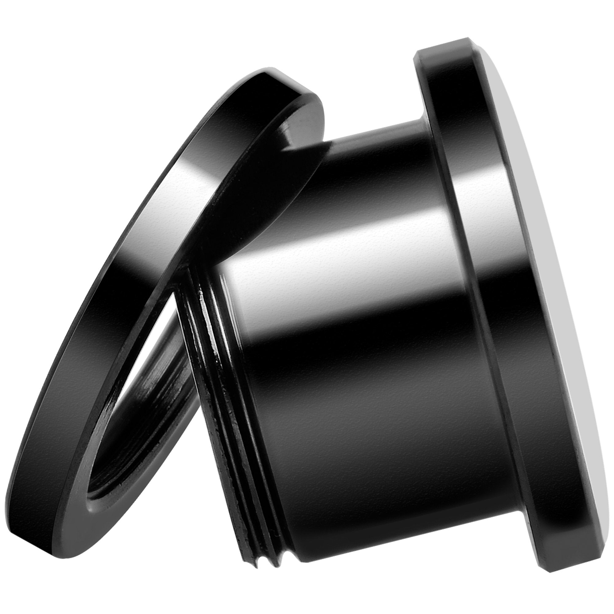 Tiger Camo Print Black Anodized Screw Fit Plug Set 1/2